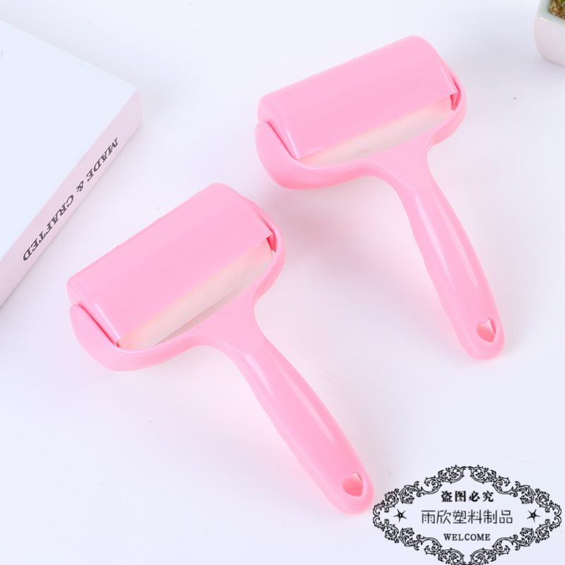 Handheld Drum Pink Clothing Lint Remover Dusting Brush Hair Remover Home Clothing Hair Removal Brush Bed Brush