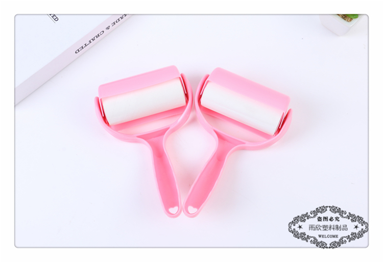 Handheld Drum Pink Clothing Lint Remover Dusting Brush Hair Remover Home Clothing Hair Removal Brush Bed Brush