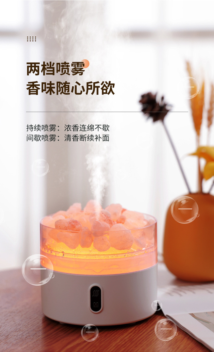 New Home Large Capacity Anion Natural Crystal Rock Night Light Salt Stone USB Aroma Diffuser Humidifier New Home Large Capacity Anion Natural Crystal Rock Night Light Salt Stone USB Aroma Diffuser Humidifier