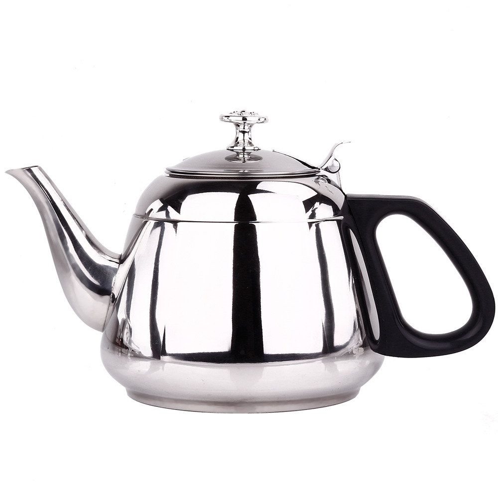 Steel Teapot Tea Brewing Pot Induction Cooker Special Use Flat Bottom Kettle Kung Fu Tea Set Teapot Small Kettle