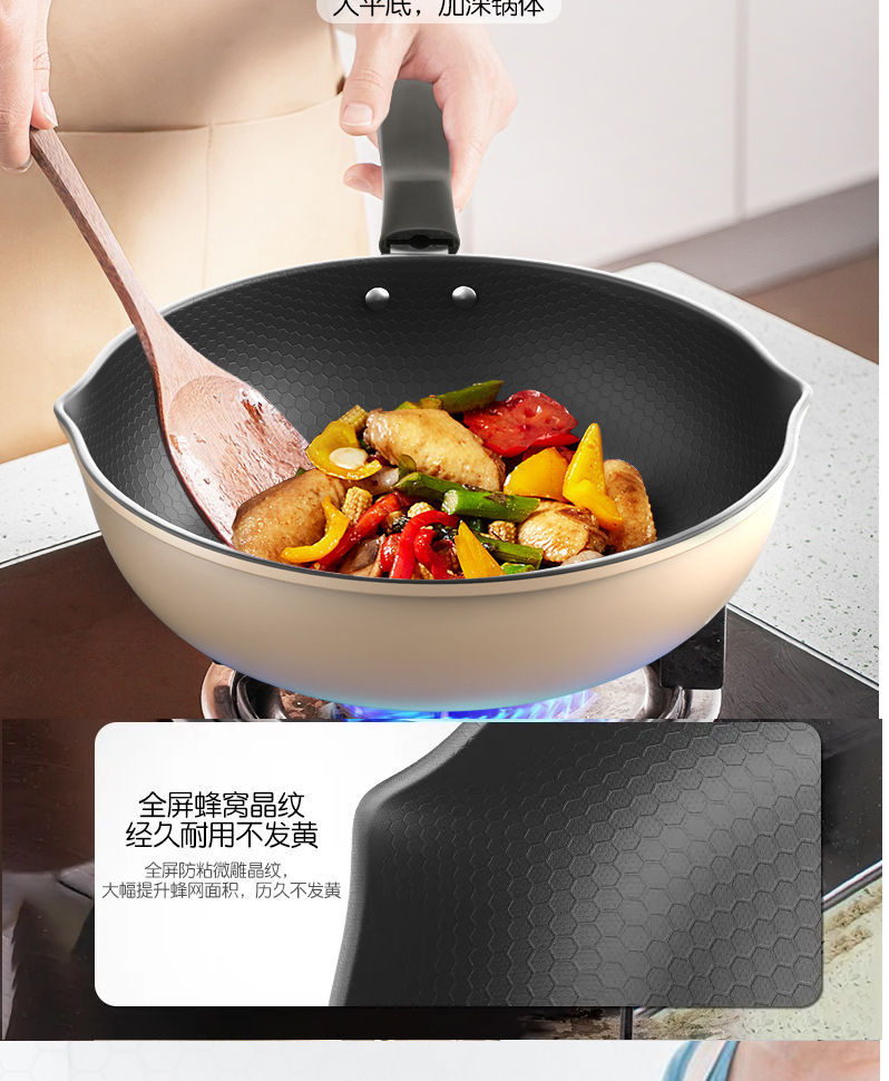 Free Shipping DualUse Frying Frying Pan NonStick Frying Pan Cooking Pot MultiFunction Induction Cooker Household Gas Free Shipping DualUse Frying Frying Pan NonStick Frying Pan Cooking Pot MultiFunction Induction Cooker Household Gas