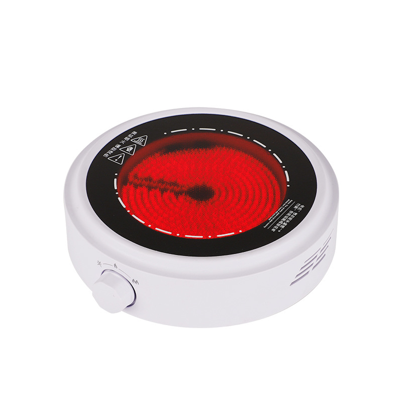 round Electric Ceramic Stove Tea Cooker Household Small Knob Infrared Electric Tea Stove Tea Making Water Boiler Mute
