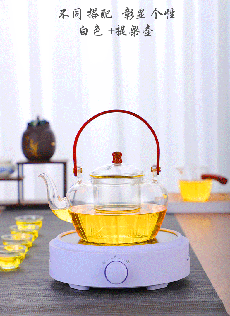 round Electric Ceramic Stove Tea Cooker Household Small Knob Infrared Electric Tea Stove Tea Making Water Boiler Mute round Electric Ceramic Stove Tea Cooker Household Small Knob Infrared Electric Tea Stove Tea Making Water Boiler Mute
