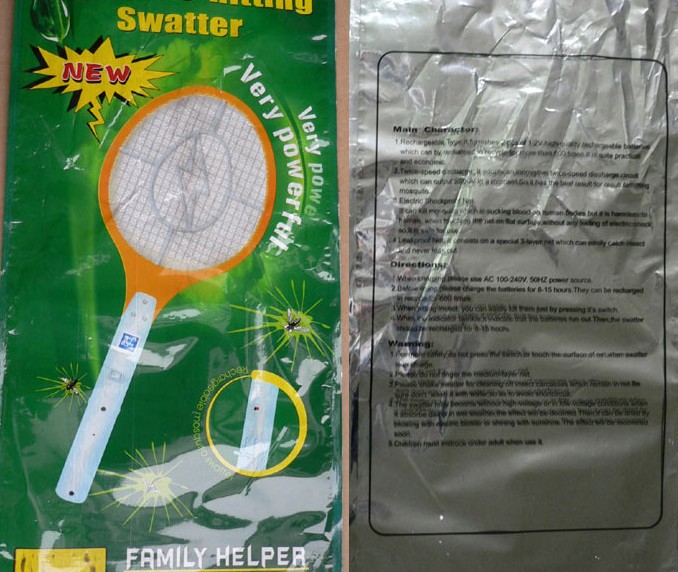 High quality plastic rechargeable electric mosquito swatter 706 High quality plastic rechargeable electric mosquito swatter 706