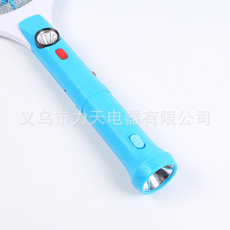 Factory Direct Sales Gecko Brand LTD-268C New with LED Flashlight Detachable Charging Electric Mosquito Swatter