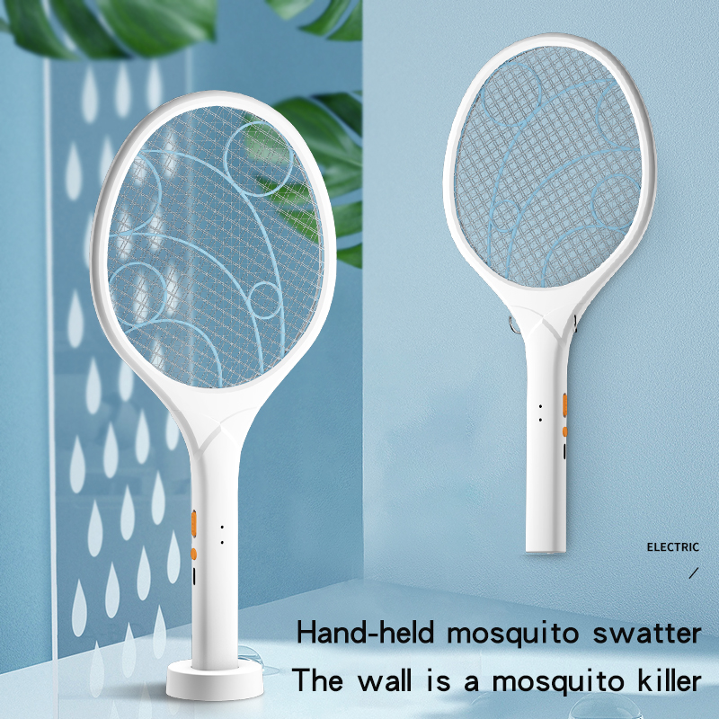  New USB Charging Mosquito Swatter 2-in-1 Direct 3-in-1 Electric Mosquito Swatter Lighting Cross-Border Wholesale Gifts