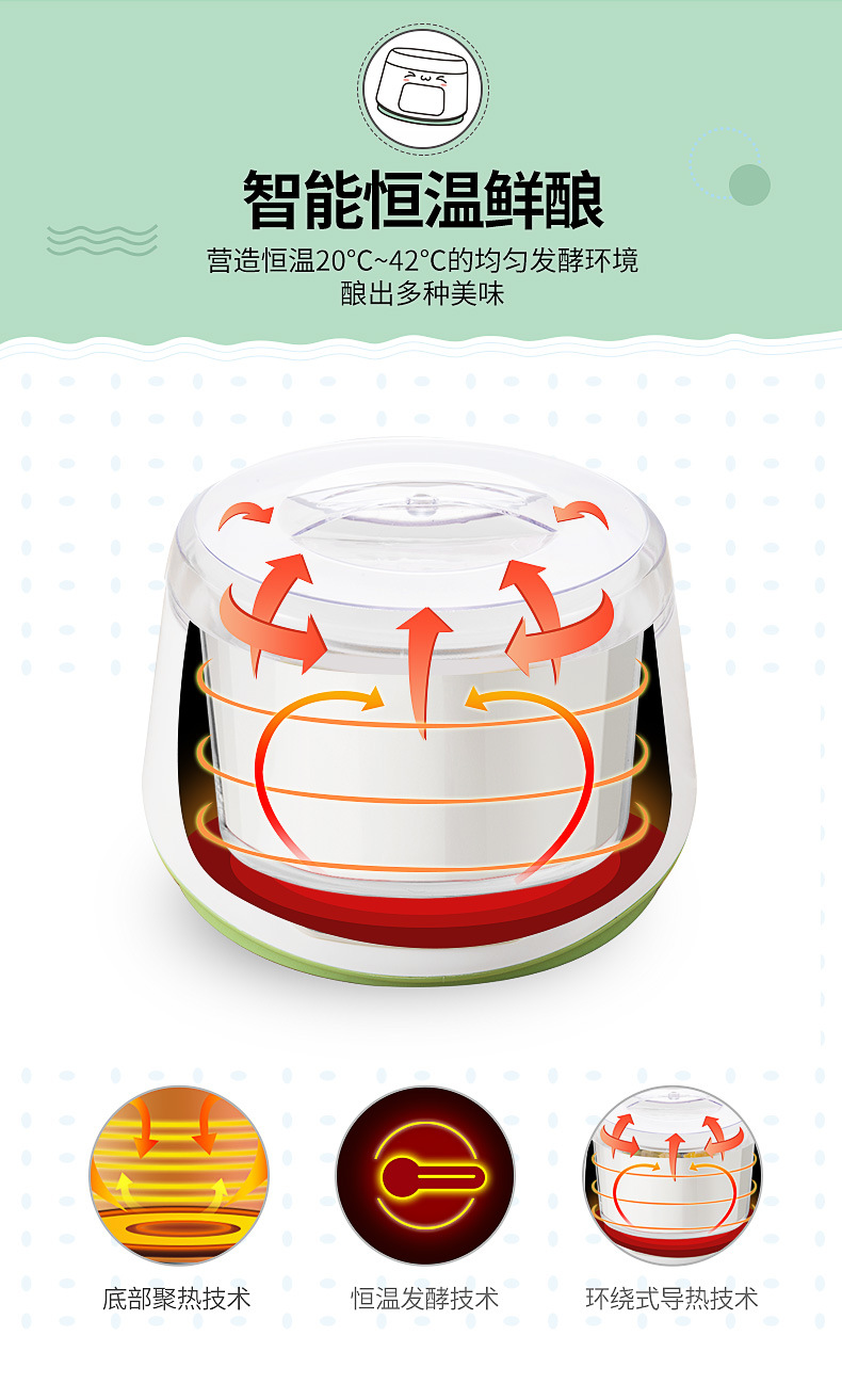 Mengde Household Constant Temperature Fermentation Small Automatic Homemade Rice Wine Machine Natto Yogurt Machine Mengde Household Constant Temperature Fermentation Small Automatic Homemade Rice Wine Machine Natto Yogurt Machine