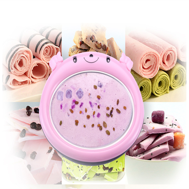 Fried Yogurt Machine Household Small Mini Fried Ice Machine Ice Cream Children Fried Ice Machine Fried Ice Plate Whole