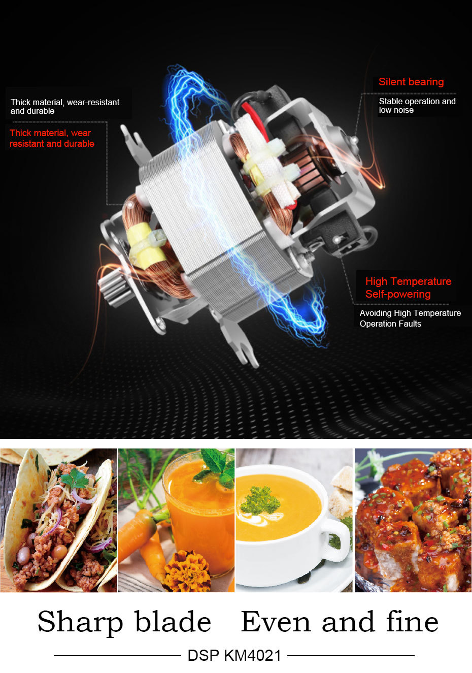 DSP DSP Meat Grinder Household Electric Large Capacity Multifunctional High Speed Blender Babycook Mixer DSP DSP Meat Grinder Household Electric Large Capacity Multifunctional High Speed Blender Babycook Mixer