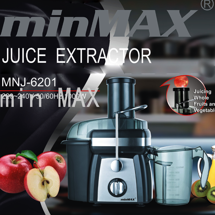 Min Max Multifunctional Household Electric Fruit Juicer MNJ-6990 Blender Slag Juice Separation Juicer