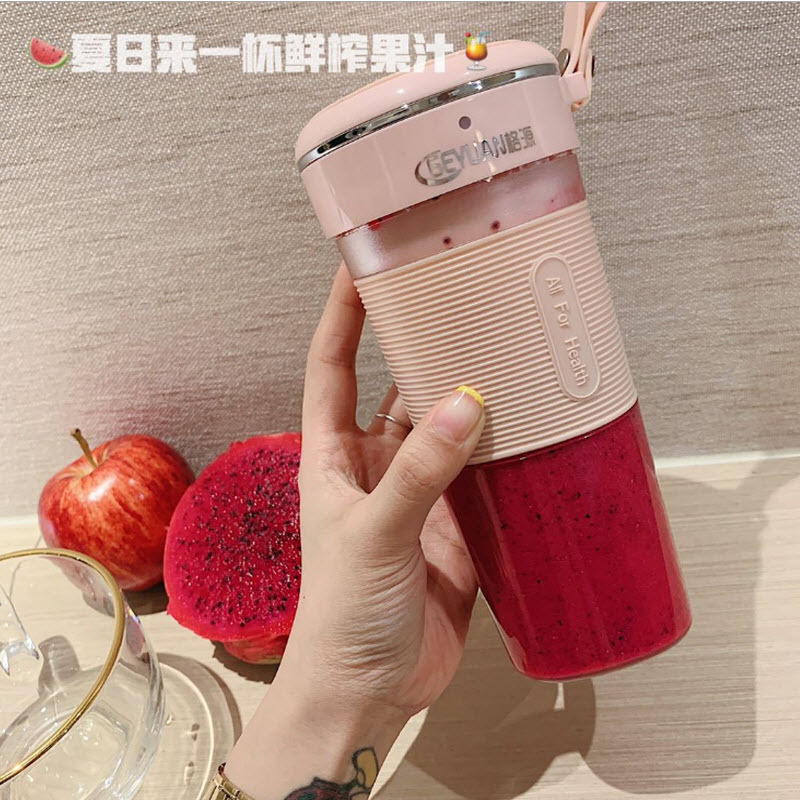 Manufacturer Geyuan USB Rechargeable Portable Cup Juice Cup Wash Folded Mini Juicer