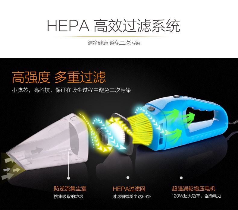 Car Cleaner Car Small Automobile Vacuum Cleaner Car Strong Dedicated Dual-Use Handheld Suction High Power Car Cleaner Car Small Automobile Vacuum Cleaner Car Strong Dedicated Dual-Use Handheld Suction High Power