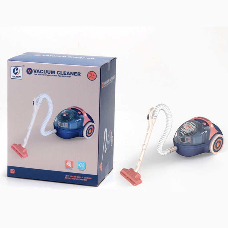Cross-Border Children Play House Simulation Electric Lamplight Sound Effect Life Small Vacuum Cleaner