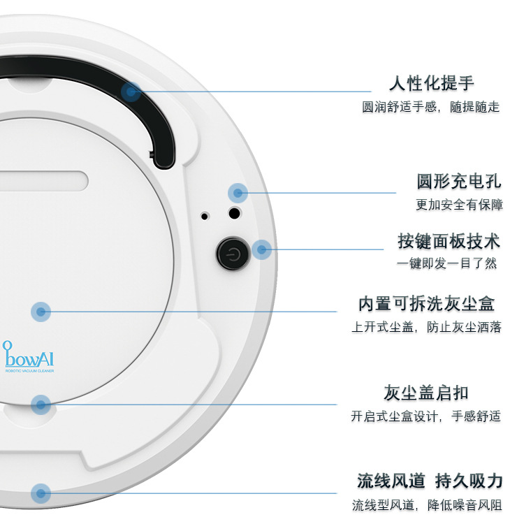 Oubao Sweeping Robot Intelligent Charging Lazy Vacuum Cleaner Small Household Appliances Sweeping Machine Gift Wholesale