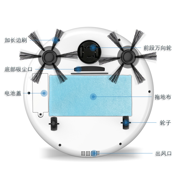 Oubao Sweeping Robot Intelligent Charging Lazy Vacuum Cleaner Small Household Appliances Sweeping Machine Gift Wholesale