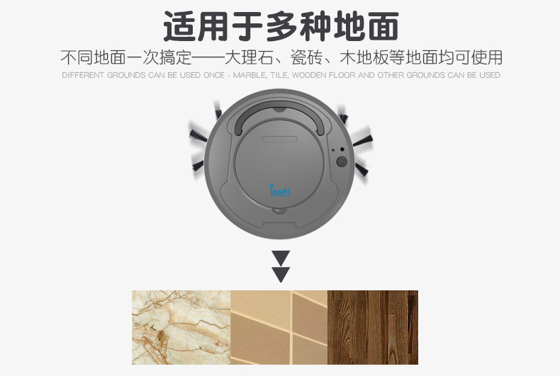 Intelligent Cleaning Robot Vacuum Cleaner Household Charging ThreeinOne Sweeping Robot Household Appliance Gift Whole