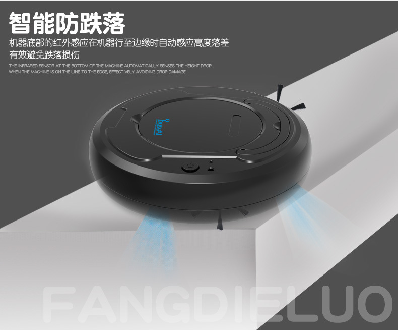 Intelligent Cleaning Robot Vacuum Cleaner Household Charging ThreeinOne Sweeping Robot Household Appliance Gift Whole