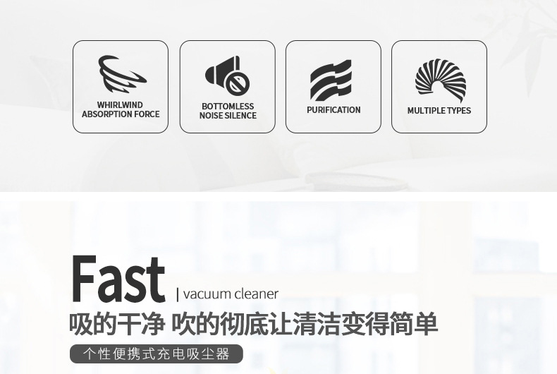 Factory Direct USB Vacuum Cleaner for Home and Car Mini Handheld Portable with Desktop Small Vacuum Cleaner