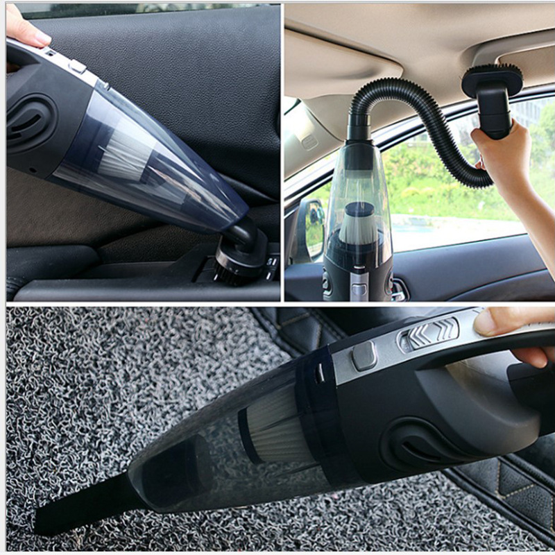 Car Cleaner Portable Wireless Charging Car Wet and Dry Vacuum Cleaner Household Handheld High-Power Vacuum Cleaner