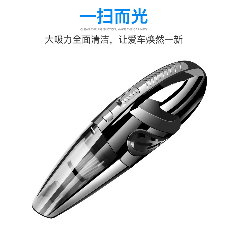 Car Cleaner Portable Wireless Charging Car Wet and Dry Vacuum Cleaner Household Handheld High-Power Vacuum Cleaner