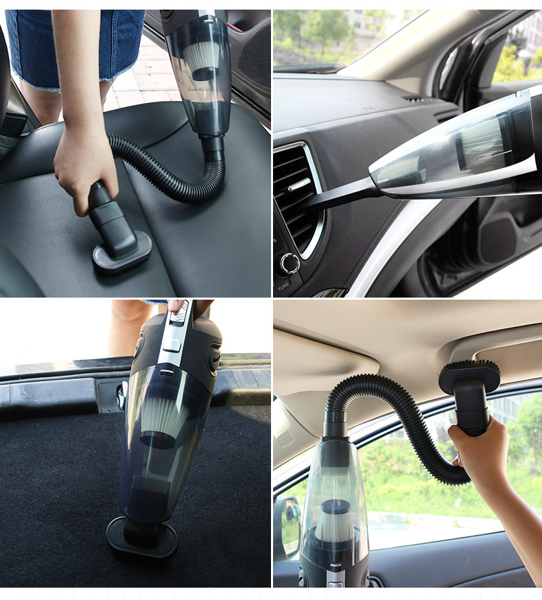 Car Cleaner Portable Wireless Charging Car Wet and Dry Vacuum Cleaner Household Handheld High-Power Vacuum Cleaner