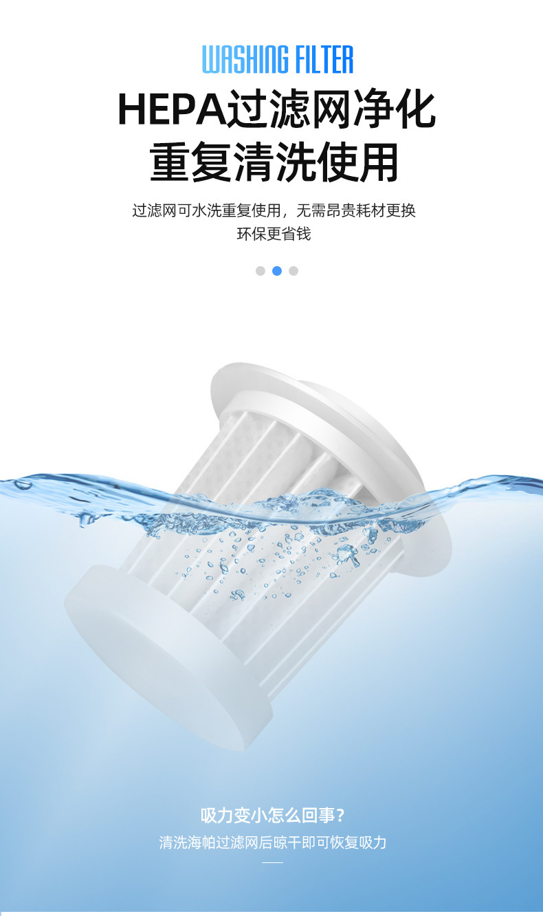 Car Vacuum Cleaner 12V High Performance Rate 120W Wet and Dry Car Vacuum Cleaner Handheld Dust Removal Powerful Small