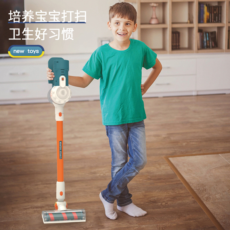 Cross-Border Children Play House Cleaning Cleaning Toys Boys and Girls Simulation Sweeping Vacuum Cleaner