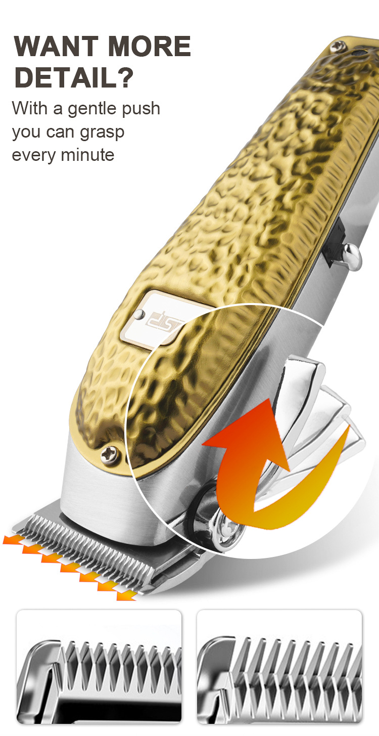 DSPHousehold Electric Hair Clipper Long Endurance Stainless Steel Cutter Head Electric Clipper No Stuck Hair 90398 DSPHousehold Electric Hair Clipper Long Endurance Stainless Steel Cutter Head Electric Clipper No Stuck Hair 90398