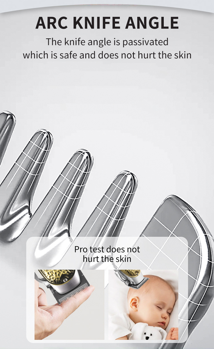 DSPHousehold Electric Hair Clipper Long Endurance Stainless Steel Cutter Head Electric Clipper No Stuck Hair 90398 DSPHousehold Electric Hair Clipper Long Endurance Stainless Steel Cutter Head Electric Clipper No Stuck Hair 90398