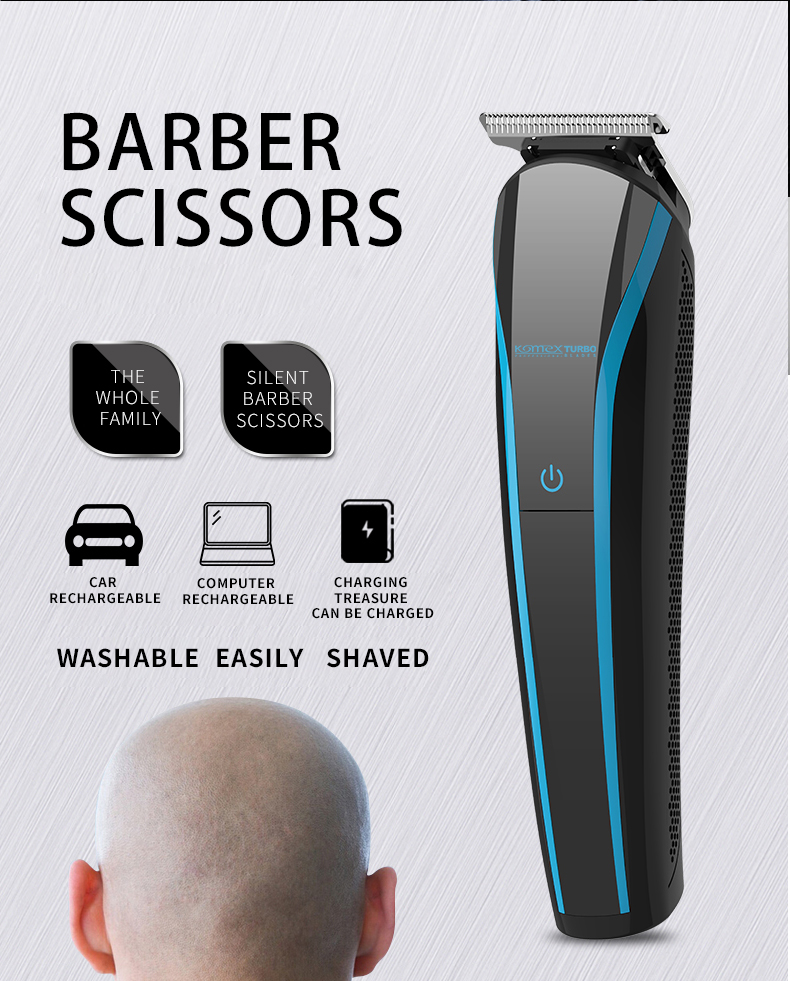 Komex multifunction 6 in 1 grooming kit IPX6 hair trimmer USB rechargeable electric hair clipper Komex multifunction 6 in 1 grooming kit IPX6 hair trimmer USB rechargeable electric hair clipper