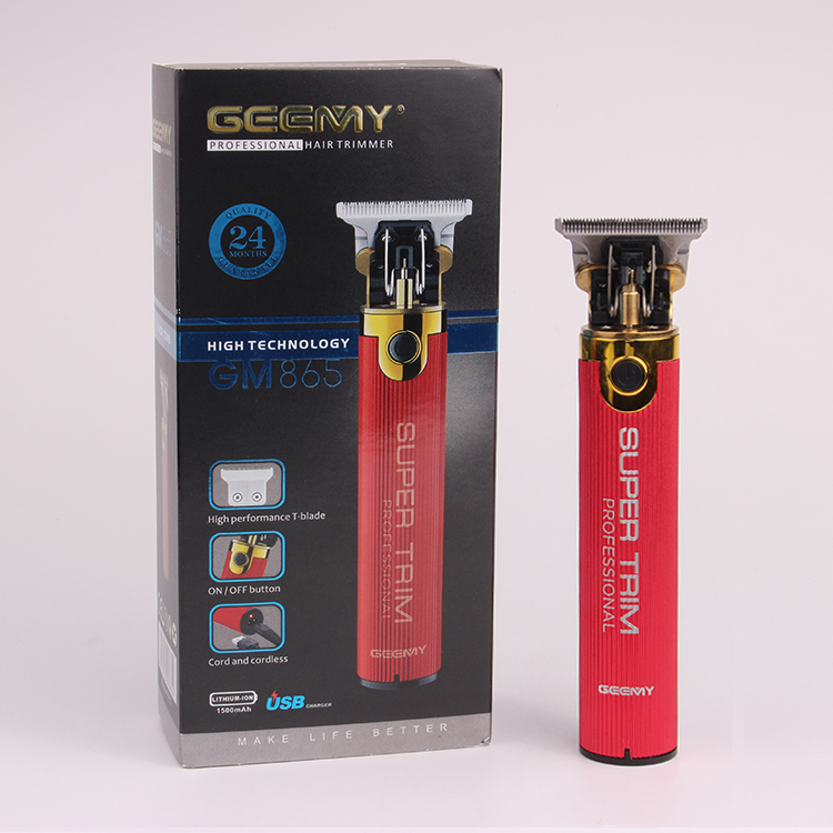 GEEMY865 electric hair clipper engraving T0 knife head electric hair trimmer cross-border e-commerce new haircutter
