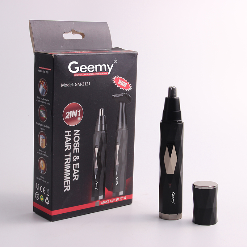 Geemy3121 Electric Nose Hair Shaver Men&#039;s Rechargeable Stainless Steel Body Nose Hair Trimmer