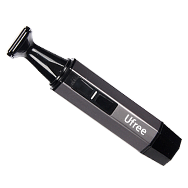 Cross-border hot style 2-in-1 male nose hair trimmer male nose hair shaving dry battery adult