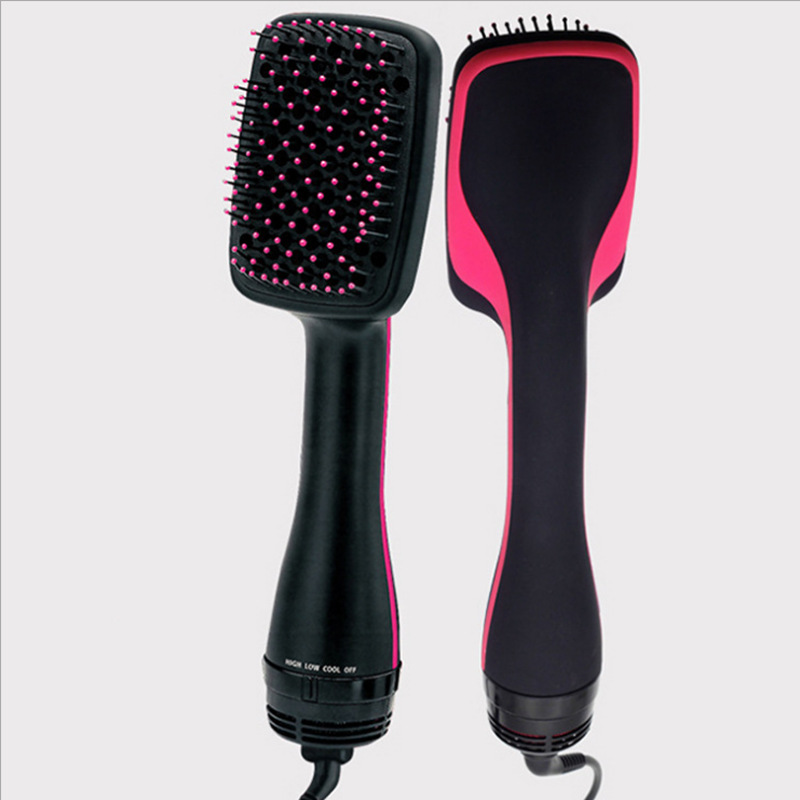 Hairdressing Electric Hair Drier Comb Two-in-One Multifunctional Hair Dryer Wet and Dry Negative Ion Head Shape Blowing