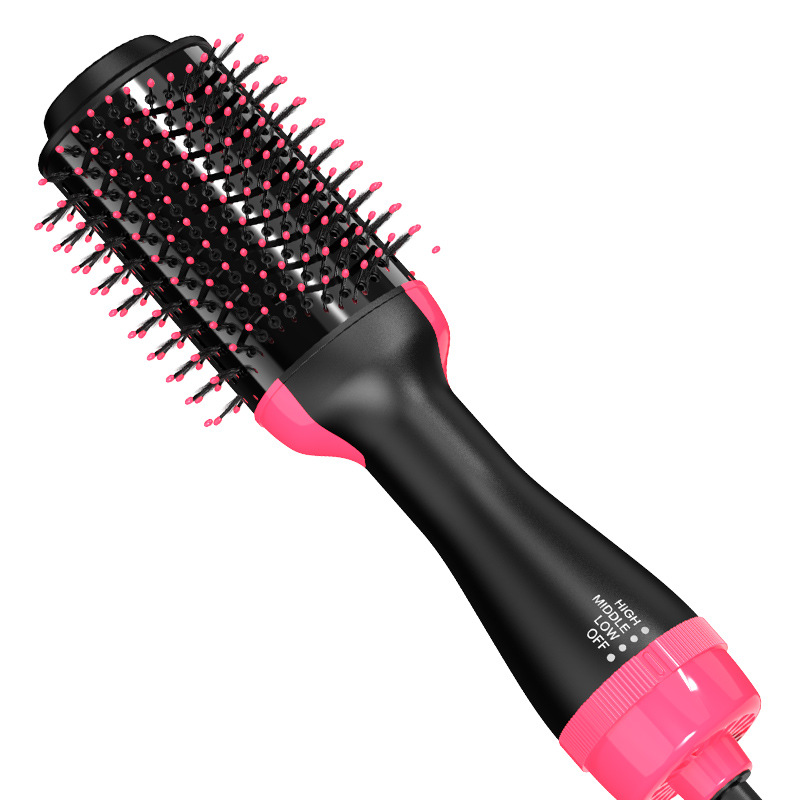 Amazon Cross-Border Multifunctional Warm-Air Comb Blowing Combs Straight Comb Hair Straightener HairHair Drier