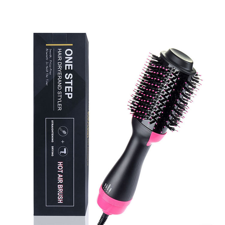 2020 Multifunctional Warm-Air Comb 2-in-1 Anion Hair Fluffy Hair Curler Straight Comb Electric Hair Drier Comb Spot