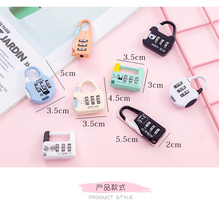 Creative Exchange Wholesale Factory Wholesale Gym Password Lock Luggage Lock Student Mini Lock Dormitory Padlock Creative Exchange Wholesale Factory Wholesale Gym Password Lock Luggage Lock Student Mini Lock Dormitory Padlock