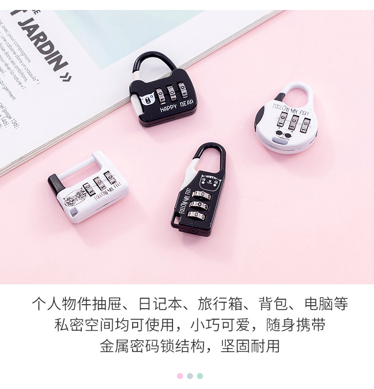 Creative Exchange Wholesale Factory Wholesale Gym Password Lock Luggage Lock Student Mini Lock Dormitory Padlock Creative Exchange Wholesale Factory Wholesale Gym Password Lock Luggage Lock Student Mini Lock Dormitory Padlock