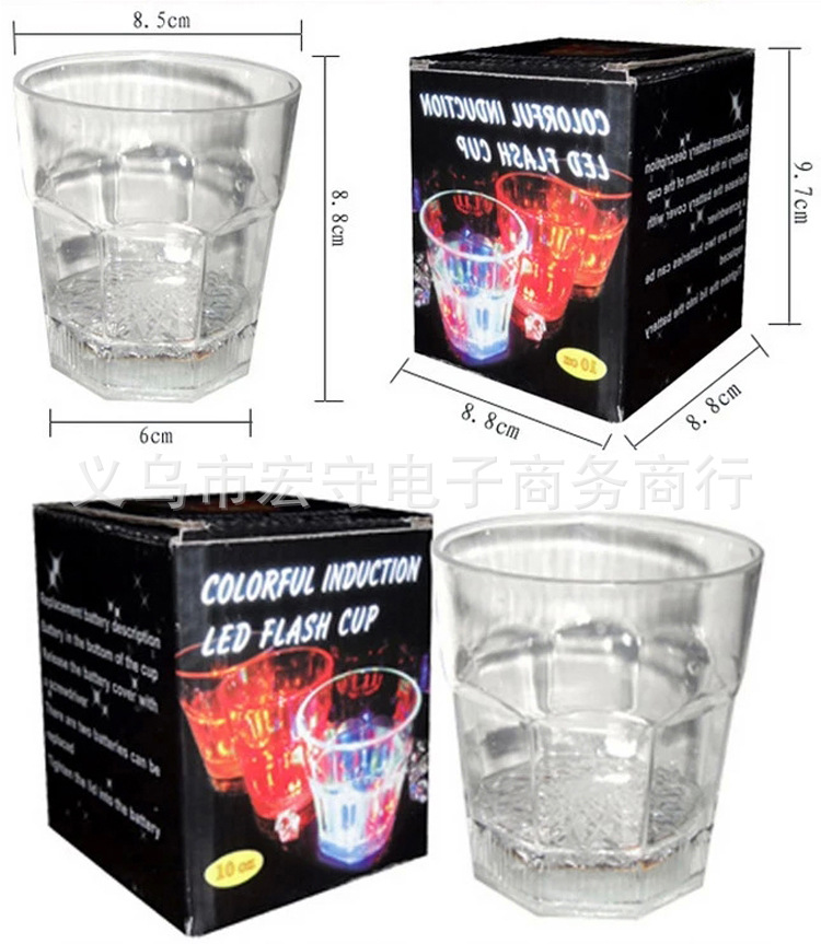 Colorful Luminous Cup Water Activated Light Cup Induction Pineapple Cup KTV Bar Color Changing Beer Steins Colorful Luminous Cup Water Activated Light Cup Induction Pineapple Cup KTV Bar Color Changing Beer Steins