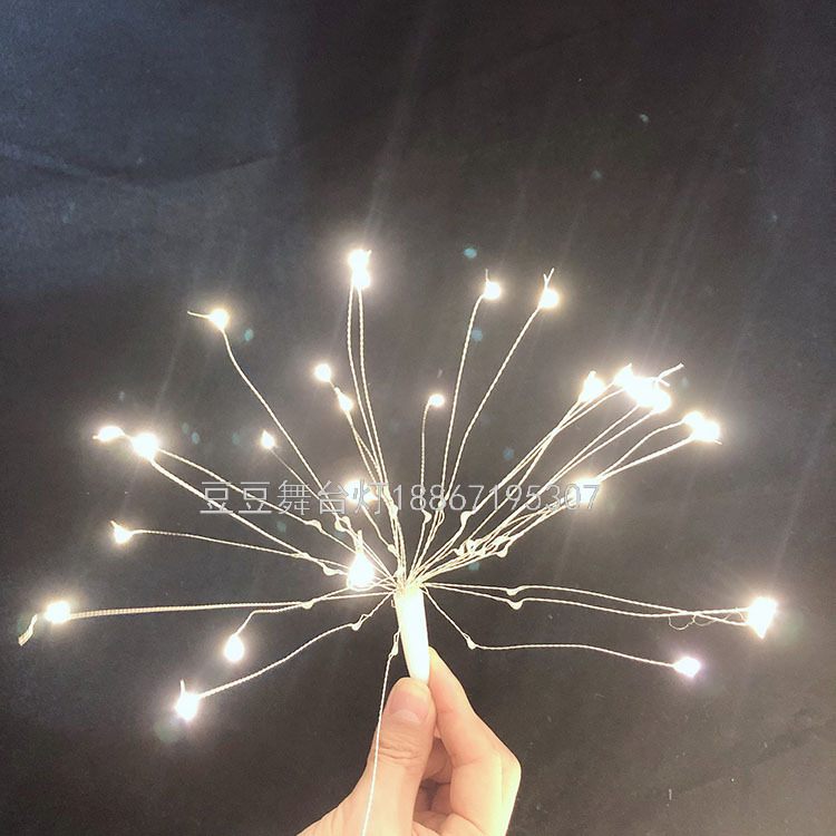 Explosion Lamp Fireworks Shape Copper Wire Lighting Chain Hot Sale