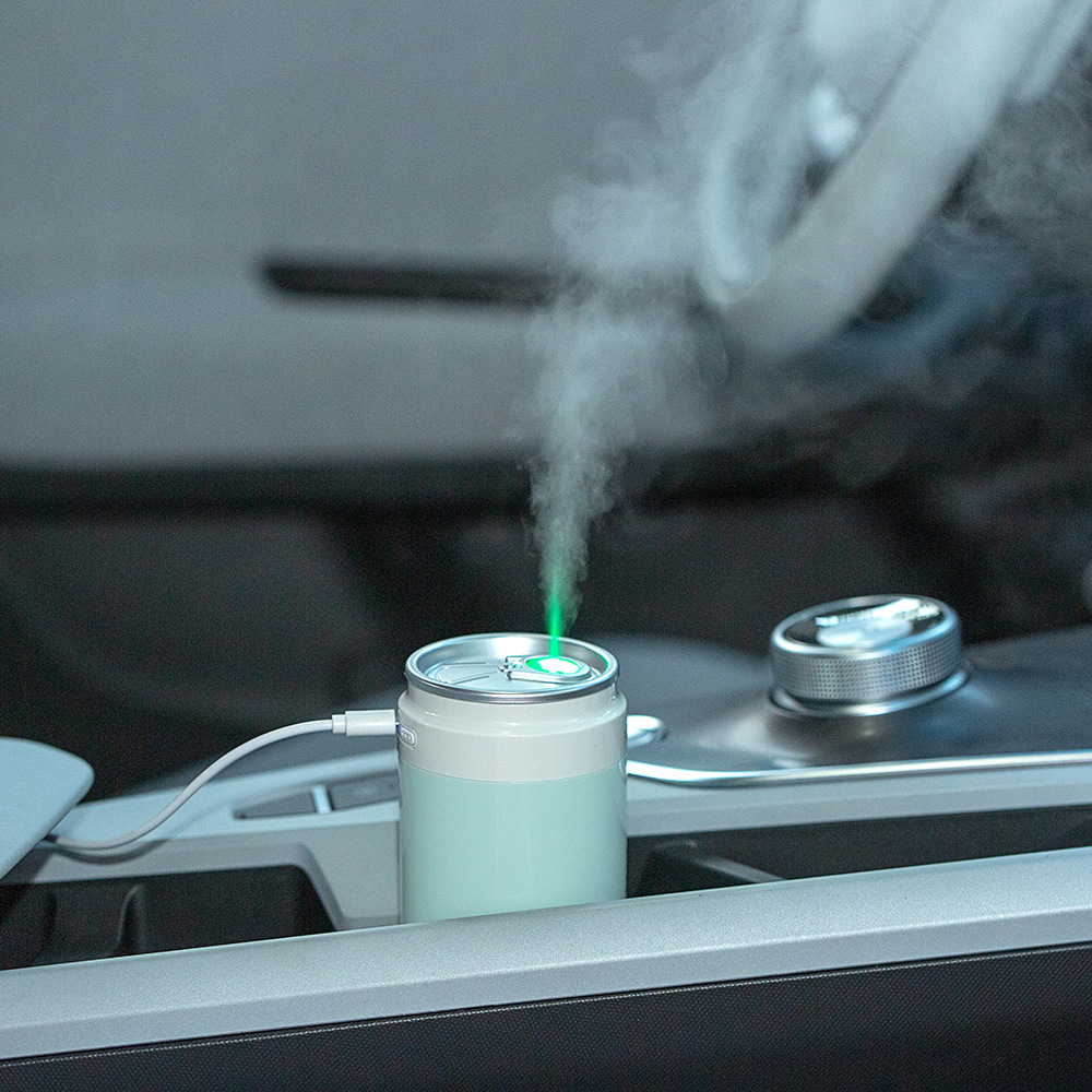 Cans Humidifier Creative Desktop for Office and Car Power Bank Atomizer USB Mini Cold Fireworks Humidifier