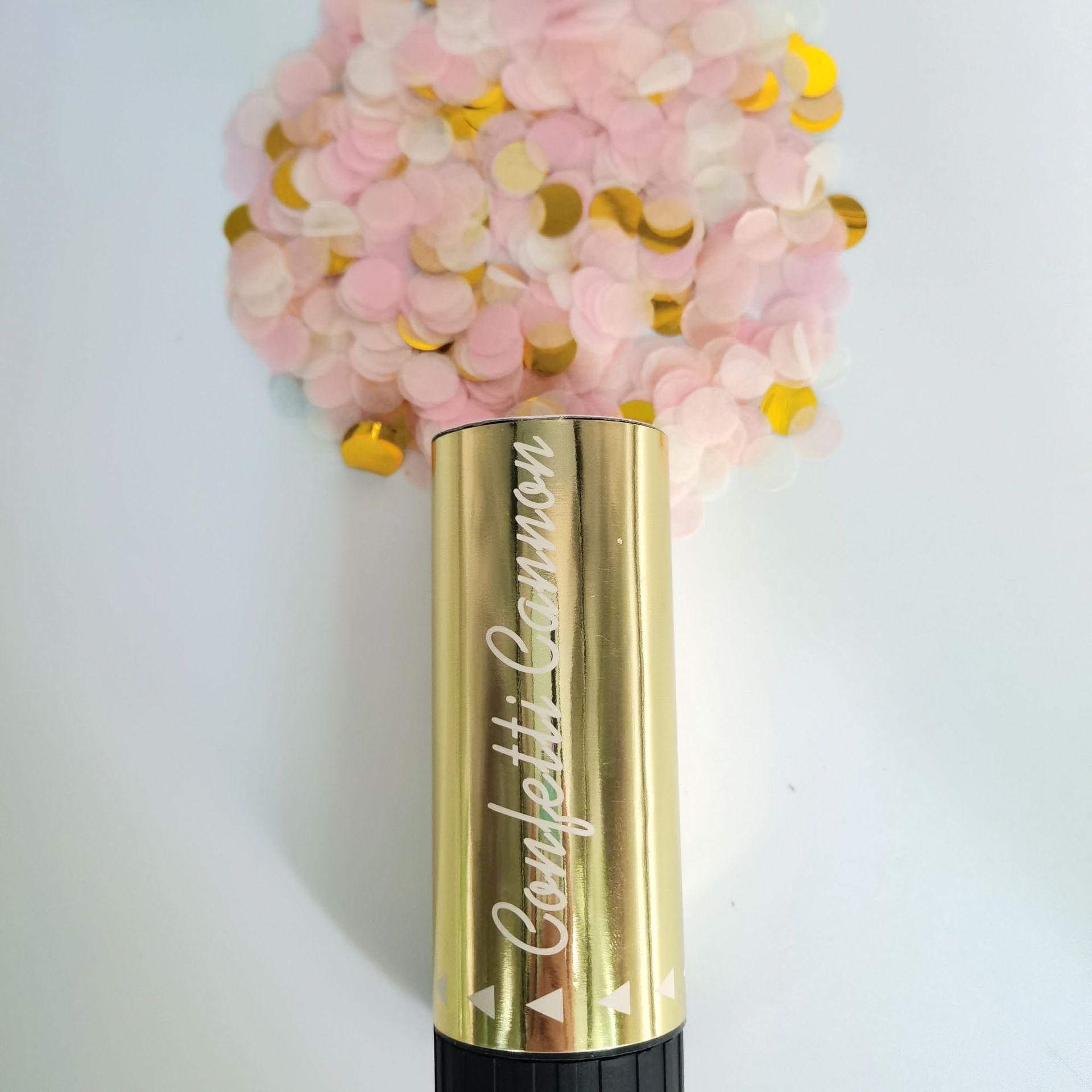 Rose Gold Small Salute Handheld 11cm Spring Fireworks Tube Colorful Paper Scrap Graduation Opening Wedding and Rose Gold Small Salute Handheld 11cm Spring Fireworks Tube Colorful Paper Scrap Graduation Opening Wedding and