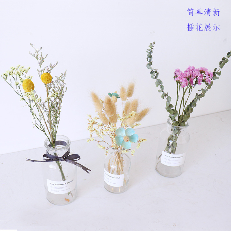 Inserting Flower Hand Fireworks Display Photo Props DIY Limonium Statice Crystal Grass Handmade Real Small Dried Flower