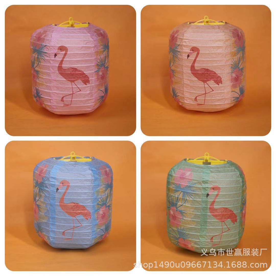 Mid-Autumn festival children handmade Chinese traditional hanfu creative hand-held props projection hollow paper lantern