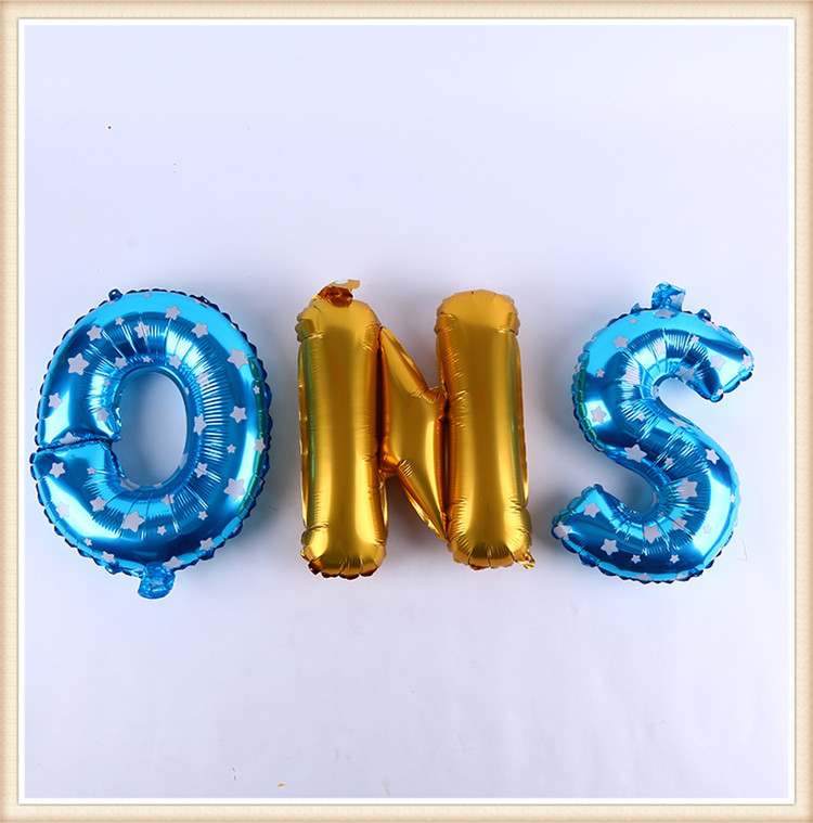 Decorate birthday balloons party a set of congratulations English letters air balloon aluminium coating Decorate birthday balloons party a set of congratulations English letters air balloon aluminium coating