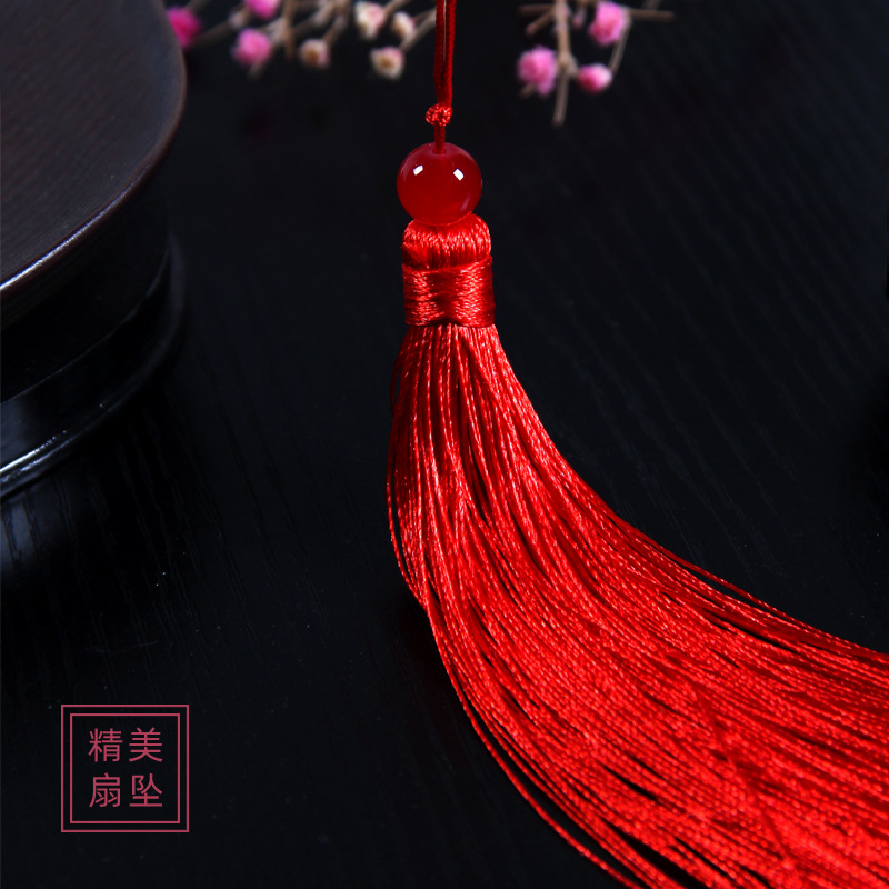 Circular Fan Chinese Style Bridesmaid Embroidery Wedding Fan Ancient Style Cheongsam Red round Fan Female Wedding Fan