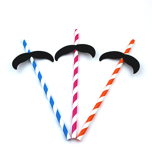 Creative wedding party fashionable paper straw funny Beard Creative wedding party fashionable paper straw funny Beard