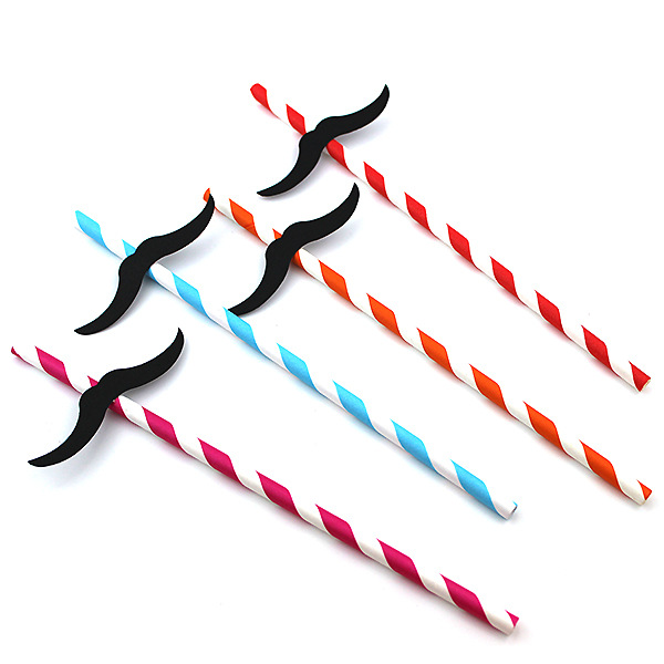 Creative wedding party fashionable paper straw funny Beard Creative wedding party fashionable paper straw funny Beard