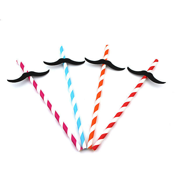 Creative wedding party fashionable paper straw funny Beard Creative wedding party fashionable paper straw funny Beard
