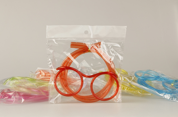 Beard Straw Creative Straw Glasses Beard Straw Crazy Funny Shape Artistic Straw